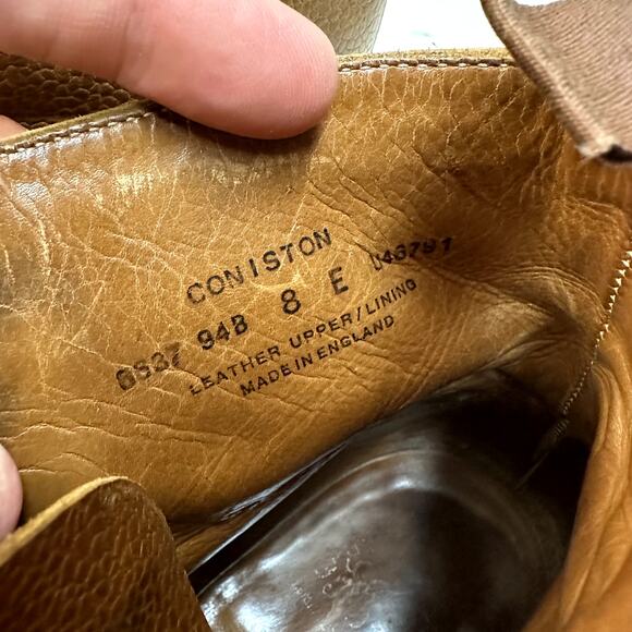 NEW HEELS Crockett & Jones Coniston Cap Toe Boot Made in England UK 8 E US 9 D main image 6